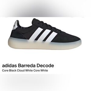 Adidas Core Black and Cloud White Sneakers